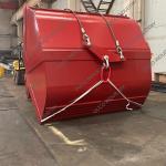 Wireless Remote Clamshell Grab Bucket 2 Peels For Cranes Loading Bulk Material