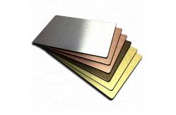 China PE Unbroken Core Metal Cladding Sheet ACP 1220mm Width supplier