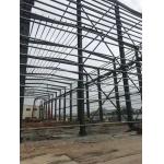 Portal Frame Workshop Steel Structure High Strength Bolts Connecting With Paint for sale