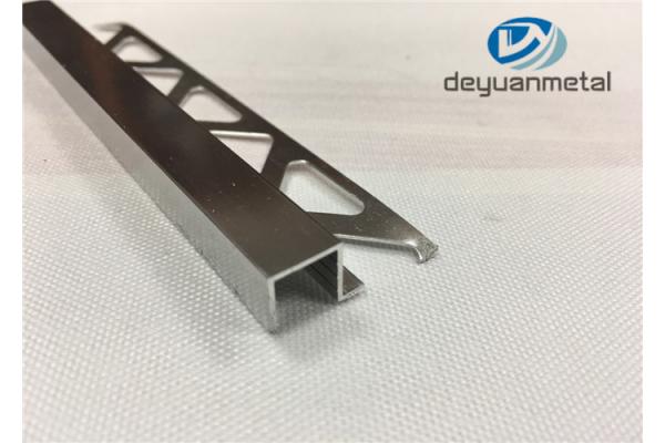 Alloy Temper 6063 T5 Aluminium Edge Trim Profiles High Precision Erosion Resistant