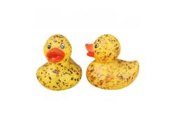 China Kids Funny Bath Toy Mini Rubber Ducks Customized Yellow Vinyl Material supplier