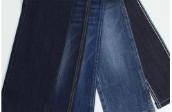 China Sanforizing Special Weave Cotton Polyester Spandex Slub Stretch Denim Fabric supplier