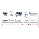 Energy Saving SMT Pick Place Machine With 68 Heads 68 Feeder Stations
