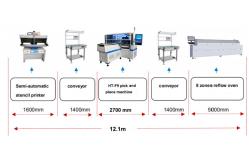 China Dual-Arm SMT Pick And Place Machine 68 Heads For LED Tube Light / Strip Light supplier