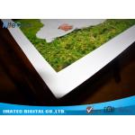 Inkjet Print Fabric Polyester Canvas Rolls With Blank White Matte Coated Surface