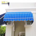 Anti UV Aluminum French Style Awnings Waterproof Folding Dutch Canopies for sale