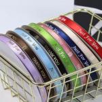 Recyclable Satin Ribbon Custom Designed Printed Logo Thank You Gift By Requirement for sale
