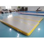 Double Triple Stitching 4x2x0.2m Inflatable Air Tumble Track for sale