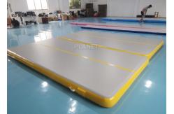 China Double Triple Stitching 4x2x0.2m Inflatable Air Tumble Track supplier