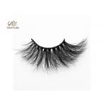 Customized Natural Black 20MM 5D Volume Lashes for sale