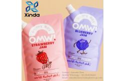 China Custom Printed Eco Friendly Recyclable Stand Up Liquid Spout Pouch Bags supplier
