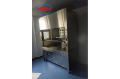China Industrial Grade Ducted Fume Hoods with LED Light and Manual / Automatic Control supplier
