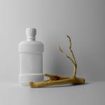 100ml Somewang White Mouthwash Bottle With Plastic Cap 44.5cm 142MM for sale