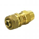 Tubomart OEM Gas Brass Screw Fitting Plumbing Brass Materials Gas Compression Fitting for sale