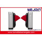 304 Stainless Steel Access Control Turnstile Flap Barrier Entry systems