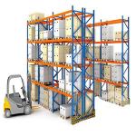 Custom Depth Material Handling Storage Rack System / Selective Pallet Rack for sale