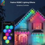 RGBIC LED Christmas Lights Under Eaves IP68 Waterproof For Outdoor Decoration for sale