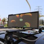 Outdoor P2.5 P3.33 LED Taxi Sign Screens Wifi USB 3G 4G Control for sale