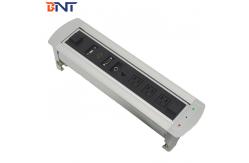 China Desk Pop Up Power Data Connector With  3* Universalniversal Plug Configuration supplier