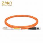 LC APC To ST UPC Duplex OM1 Fiber Optic Patch Cord Multimode 6ft FOPC for sale
