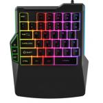 Ergonomic Design Wired Computer Keyboard 19-key Rollover Macro Function Iron Plate Counterweight Supports Monochrome / colorful Backlight for sale