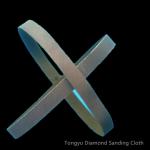 10mm Diamond Abrasive Belt Soft Grinding Hot Sandblasted for sale