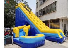 China Factory Inflatable Huge Slide Inflatable Double Water Slides Curved Slide Adults supplier