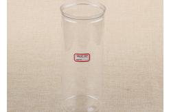 China 401# 1000ml Round Clear Plastic Cylinder PET Food Grade Easy Open Can Tank supplier