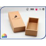 Kraft Paper 1c Print Folding Carton Box Simple Soft Texture Socks Packaging for sale