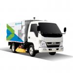 Touchdown Pressure Road Sweeper Truck Hydraulic Control And Automatic Replenishment for sale