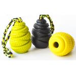 Natural  Rubber Water Fetch Soft Pet Ball Toys For Large / Small Dogs for sale