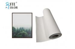 China Waterbased Polyester Canvas Rolls 260gsm Matte Inkjet Canvas Printing supplier