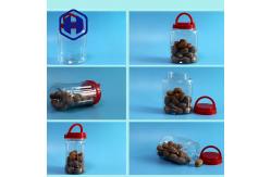 China Empty Oval 30oz 900ml Leak Proof Plastic Jar For Nuts Kernels Packaging supplier