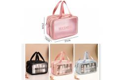 China high quality soft waterproof durable tolietry bag with handle supplier