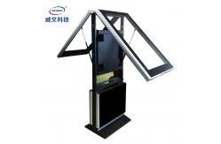 China double side super thin outdoor lcd touchscreen digital monitor signage totem supplier
