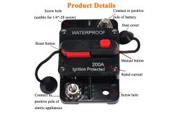China 48V 200A DC IP67 Circuit Breaker / Manual Reset 1/4 Stud Circuit Breaker supplier