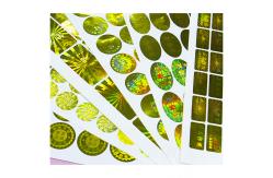 China Custom Watermark Hologram Tamper Proof Seal Stickers supplier