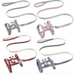 Soft Nylon Escape Proof Adjustable Cat Hiking Harness For Kittens Small Animals