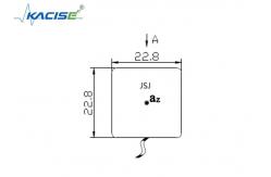 China Magnetic Suction Linear Accelerometer Sensor Uniaxial Module Vibration Performance supplier