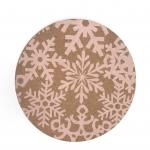 Multipurpose Printed Natural Cork Coasters Wearproof Eco for sale