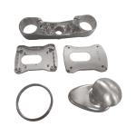 Rapid Prototyping CNC Aluminium Machined Parts Plated Steel Surface Treatment for sale