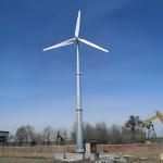 Polygonal Q235 Wind Power Pole Generation Galvanized Steel Pole for sale