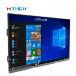 110 Inch Interactive Touch WhiteBoard 350cd/M2 Brightness Sliding All-In-One Machine for sale