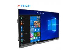 China 110 Inch Interactive Touch WhiteBoard 350cd/M2 Brightness Sliding All-In-One Machine supplier