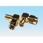 Gold Plated Curved High Power RF Connectors UL94V-0 Material Contacting PCB Board for sale
