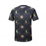Men'S Polyester Sports Fitness Quick Drying T Shirt Custom Printing for sale