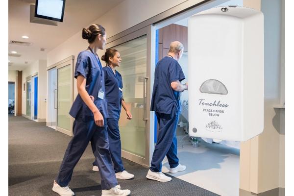 Auto Sensor Touchless Hand Sanitizer Dispenser Wall Mounted Installation