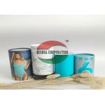 Printed In Full Color Paper Tube Packaging  , Cardboard Paper Tube Box For T-shirt for sale