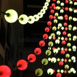 China DC24V Addressable DMX RGB 36mm LED Ball String Lights with 360° Beam Angle for sale