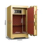 YB/ZY-80 Liquid Crystal Display Panel  Bank Grade Biometric Safe Box With Vertical Lock Design for sale